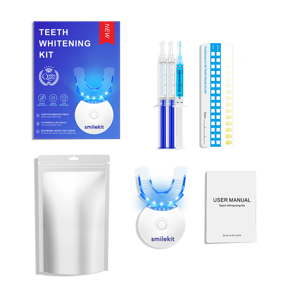 Teeth Whitening Mouthwash - Kit de blanqueamiento dental: blanqueador dental