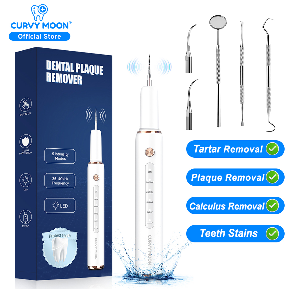 Teeth Whitening Mouthwash - Limpiador Dental Eléctrico Ultrasónico, Removedor de